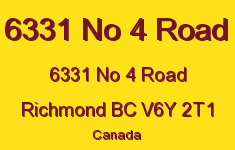 6331 No 4 Road 6331 NO 4 V6Y 2T1
